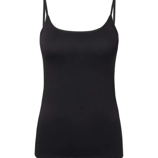 Dolce Bella Spaghetti-Top Zwart Clearance