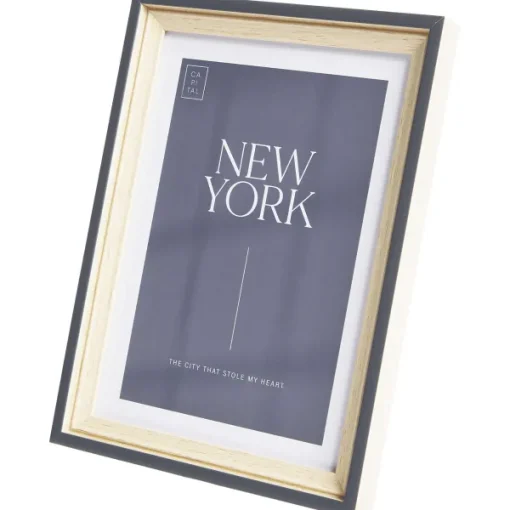 Merk Fotolijst New York Blauw,Grijs,Roze,Zwart Sale
