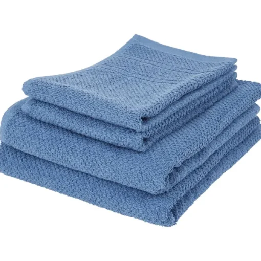 Merk Handdoekenset Blauw,Grijs,Groen,Wit