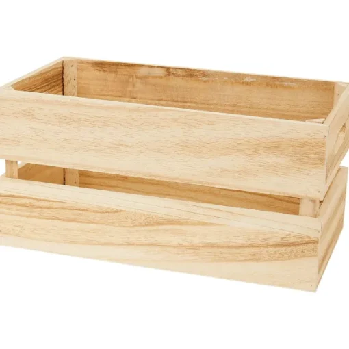 Merk Houten Krat Medium Bruin Online