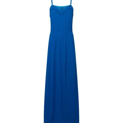 SuperTrash Lange Jurk Blauw,Print,Zwart Sale