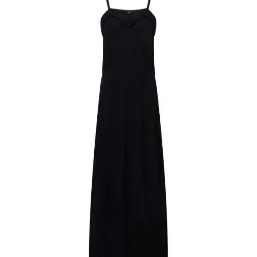SuperTrash Lange Jurk Blauw,Print,Zwart Sale