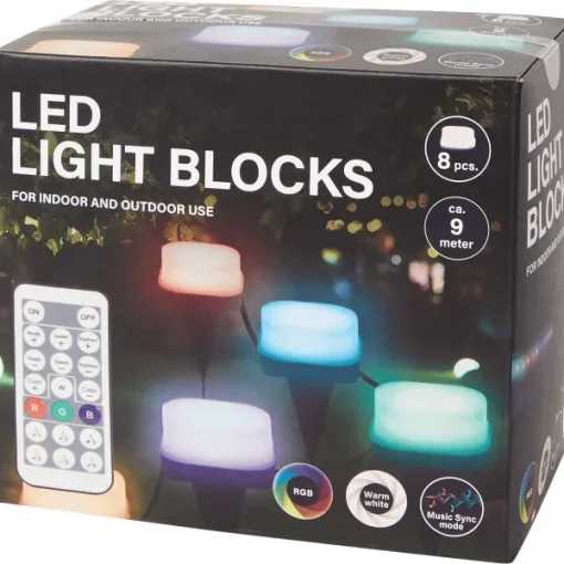 Werckmann Led-Lichtblokken Meerkleurig New