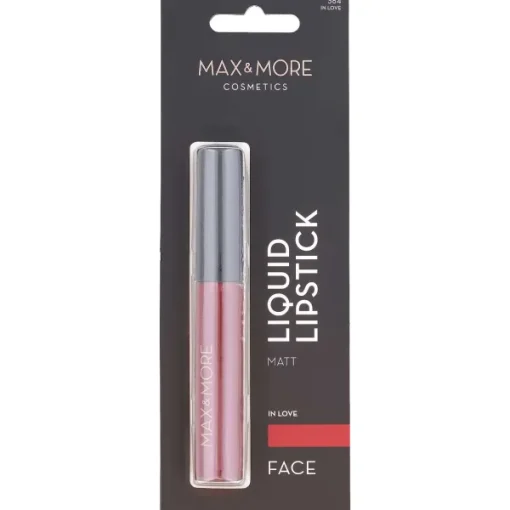 Max & More Lippenstift Roze,Rood Hot