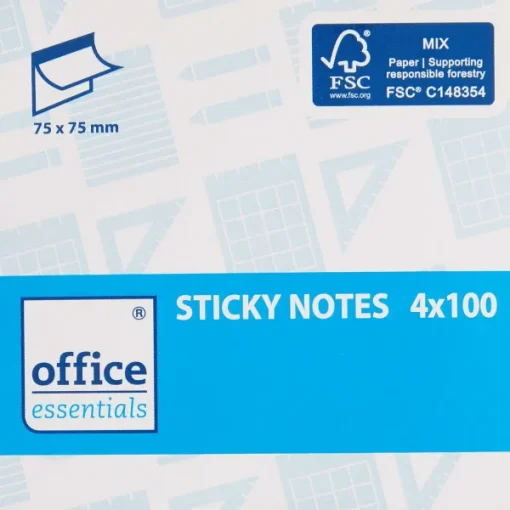Office Essentials Memoblok Meerkleurig