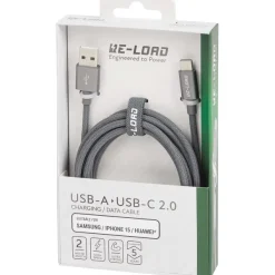Re-load Laad- En Datakabel Usb-C Zwart,Grijs,Wit
