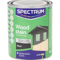 Spectrum Dekkende Houtbeits Zwart
