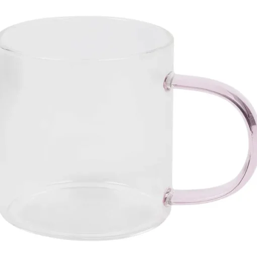 Merk Theeglas Met Gekleurd Oor Blauw,Groen,Roze,Zwart Online
